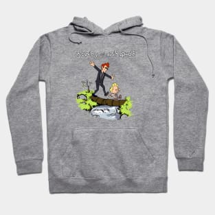 Good Omens with Calvin and Hobbes Hoodie